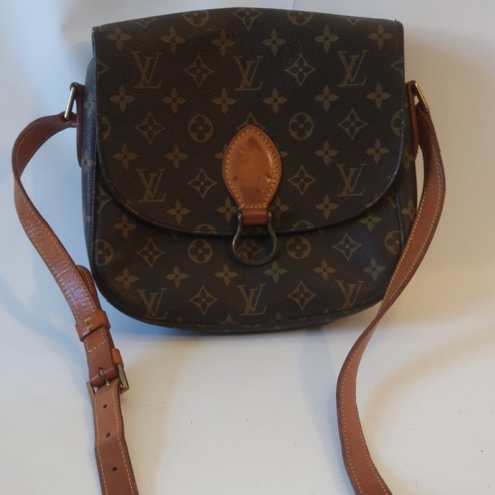 Vintage Authentic Louis Vuitton Crossbody Bag Purse